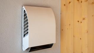La ventilation contrôlée veille au climat intérieur agréable.